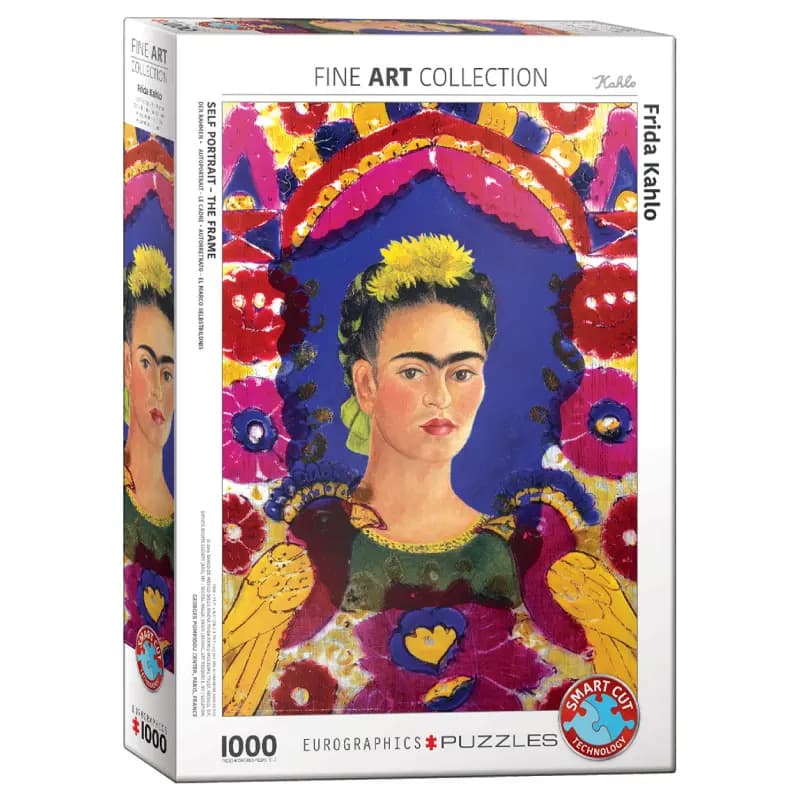 پازل 1000 تكه یوروگرافیک طرح Frida Kahlo, Self Portrait كد 5425-6000