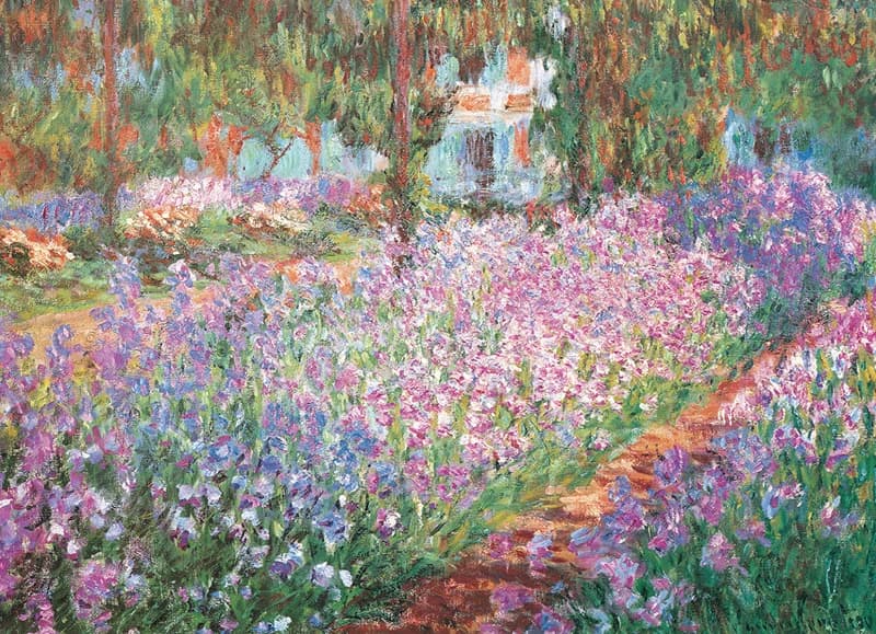پازل 100 تكه یوروگرافیک طرح Monet’s Garden كد 4908-6100 — تصویر ۲