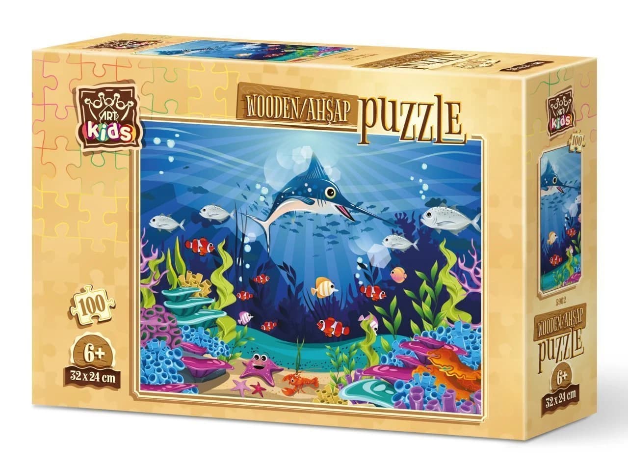 پازل چوبی 100 تكه آرت پازل طرح Ocean Traffic كد 5902