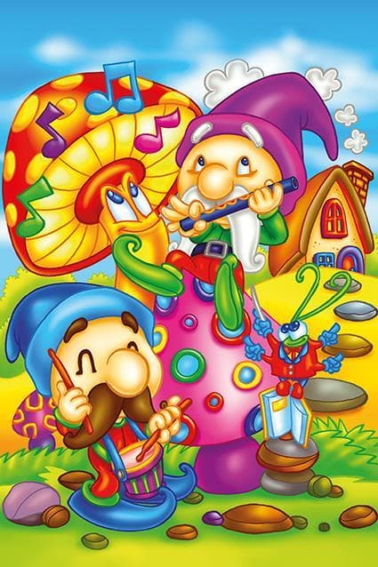 پازل چوبی 16 تكه آرت پازل طرح Singer Elves كد 5854 — تصویر ۲