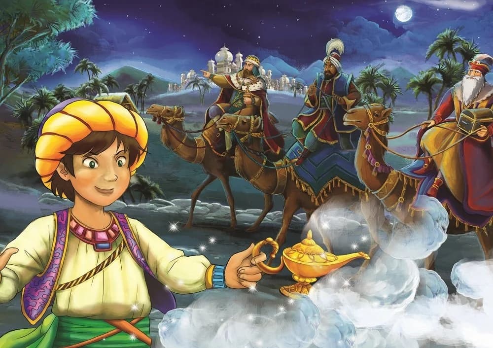 پازل 200 تكه آرت پازل طرح Magic Lamp كد 5642 — تصویر ۳