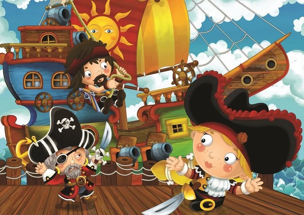 پازل 200 تكه آرت پازل طرح Pirates كد 5640 — تصویر ۳