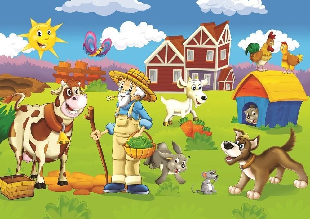 پازل 59 تكه آرت پازل طرح Happy Farmer كد 5567 — تصویر ۲