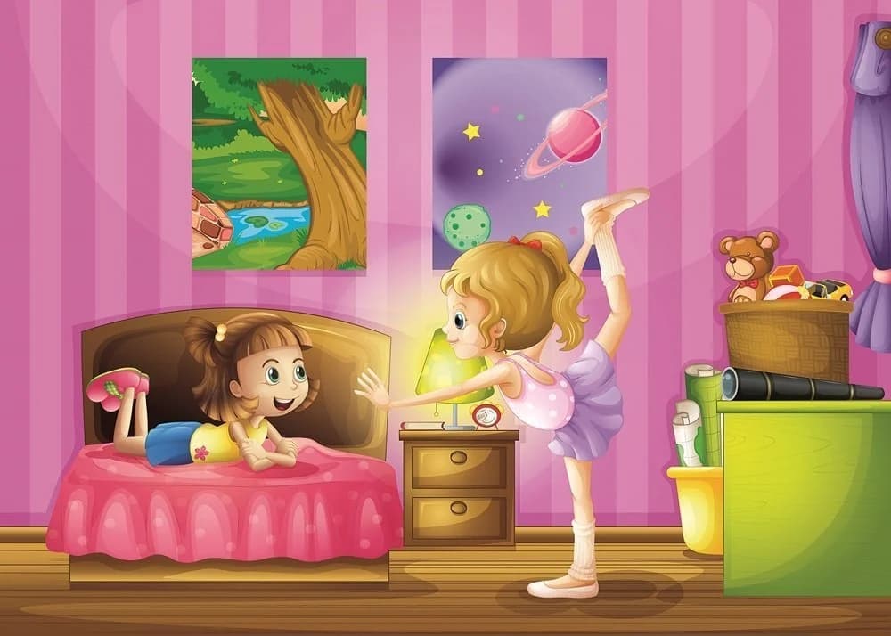 پازل 200 تكه آرت پازل طرح Bedtime and Ballet Rehearsal كد 4518 — تصویر ۳