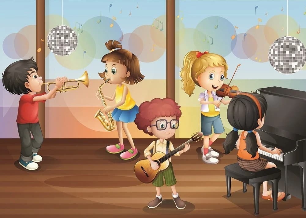پازل 100 تكه آرت پازل طرح Small Orchestra كد 4510 — تصویر ۲