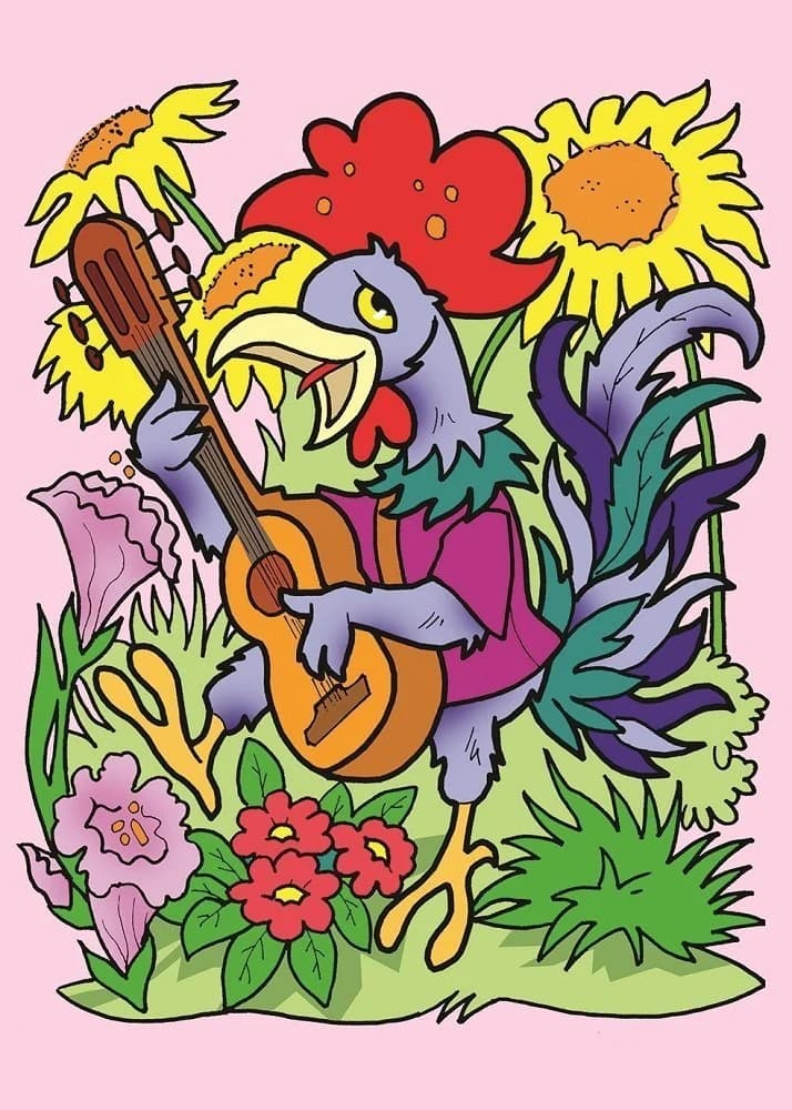 پازل 36 تكه آرت پازل طرح Musician Animals كد 4490 — تصویر ۲