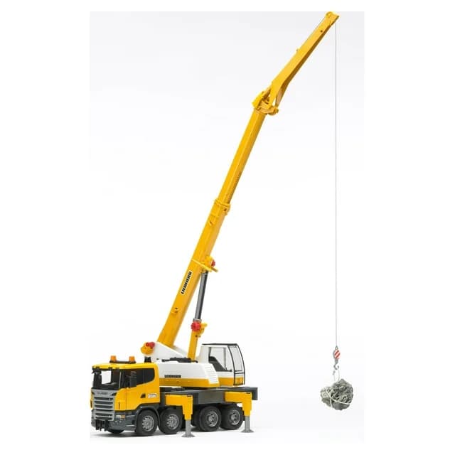 ماشین بازی برودر مدل Scania Liebherr Crane Truck — تصویر ۳