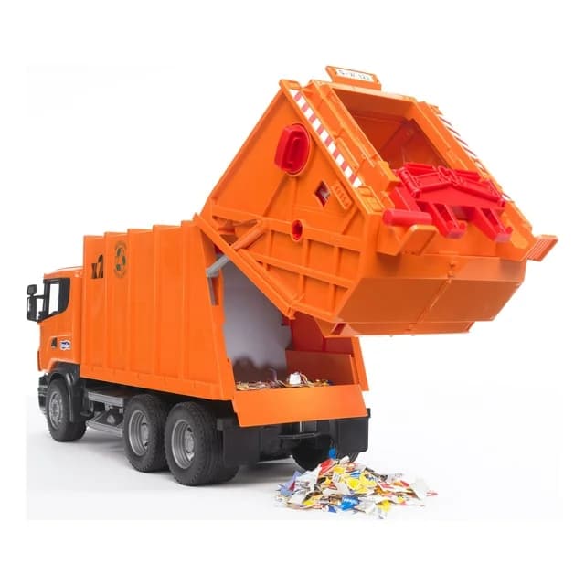 ماشین بازی برودر مدل Scania R-Series Garbage Truck — تصویر ۲