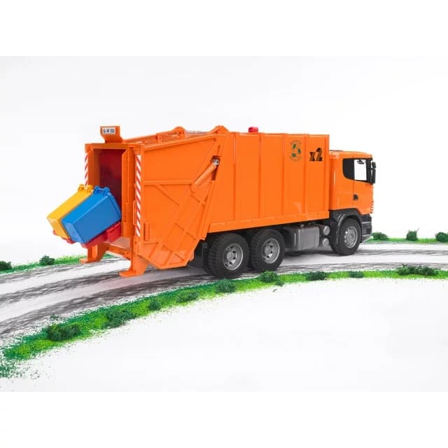ماشین بازی برودر مدل Scania R-Series Garbage Truck — تصویر ۳