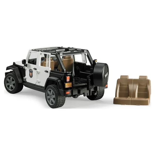 ماشین بازی برودر مدل Jeep Rubicon Police Car — تصویر ۴