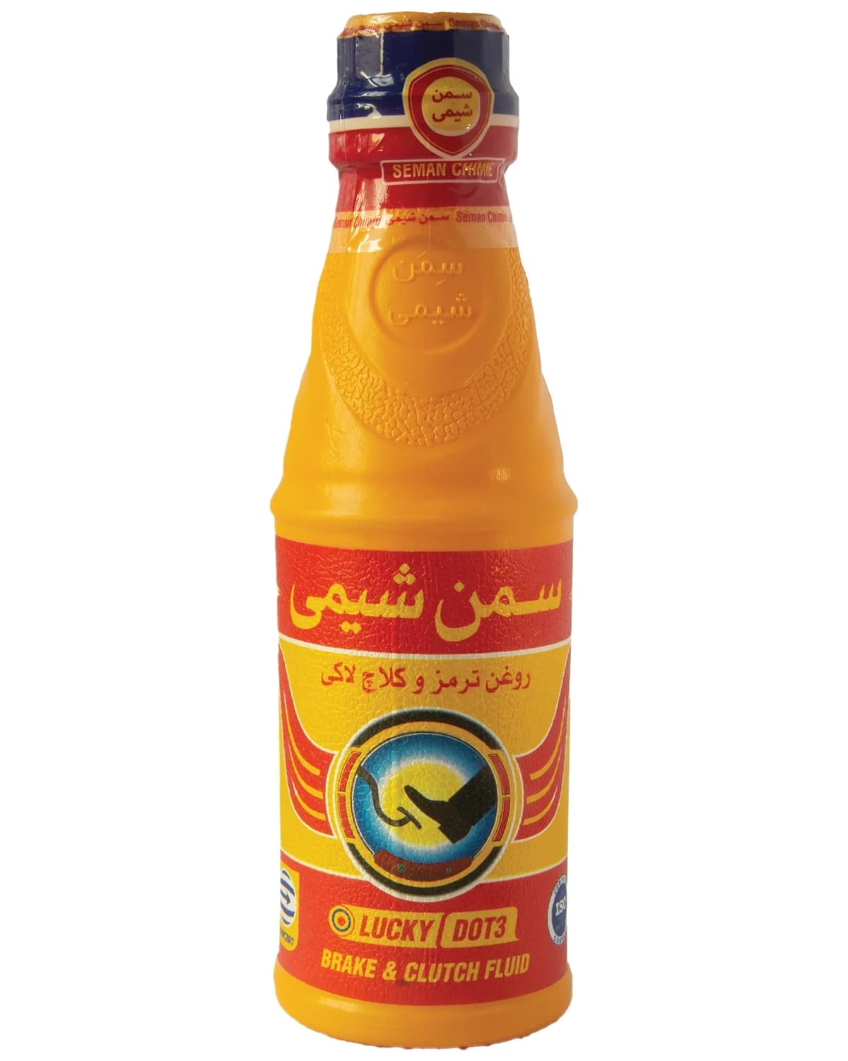 روغن ترمز خودرو زرد سمن شیمی مدل Dot 3 لاکی حجم 250 میلی لیتر