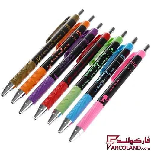 خودکار 7 رنگ 0.7 میلی متری کنکو طرح روزهای هفته کد 7007A — تصویر ۲