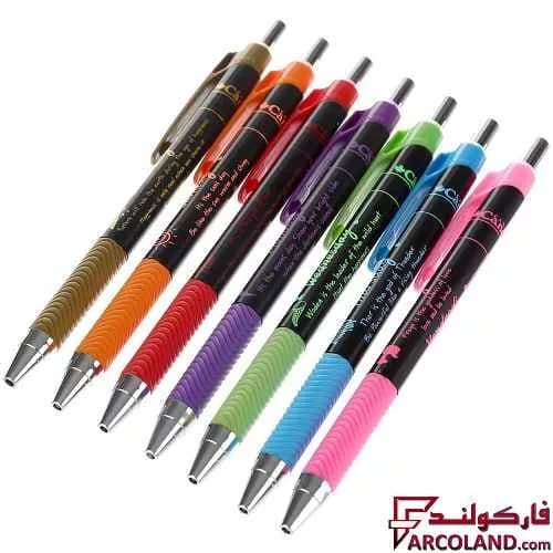 خودکار 7 رنگ 0.7 میلی متری کنکو طرح روزهای هفته کد 7007B — تصویر ۲