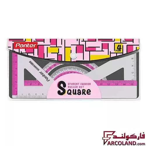 ست خط کش 4 تکه پنتر کد Scotch RS1921 — تصویر ۲