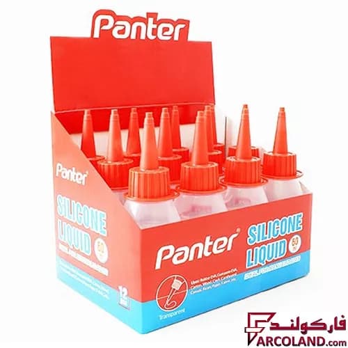 چسب مایع سیلیکونی پنتر 60 گرمی کد GL423 بسته 12 عددی