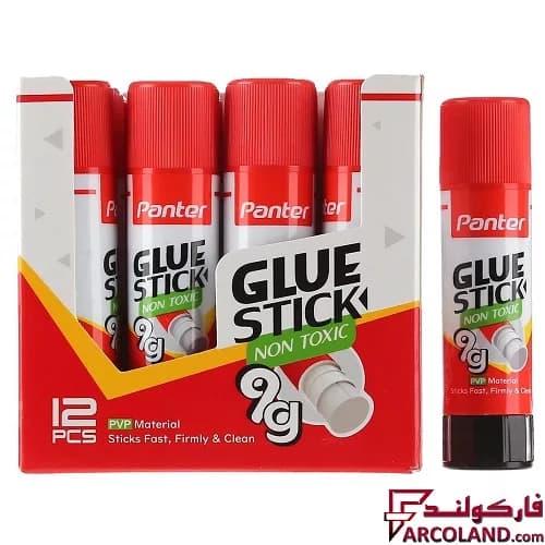 چسب ماتیکی پنتر حجم 9 گرم کد GS418 بسته 12 عددی — تصویر ۲