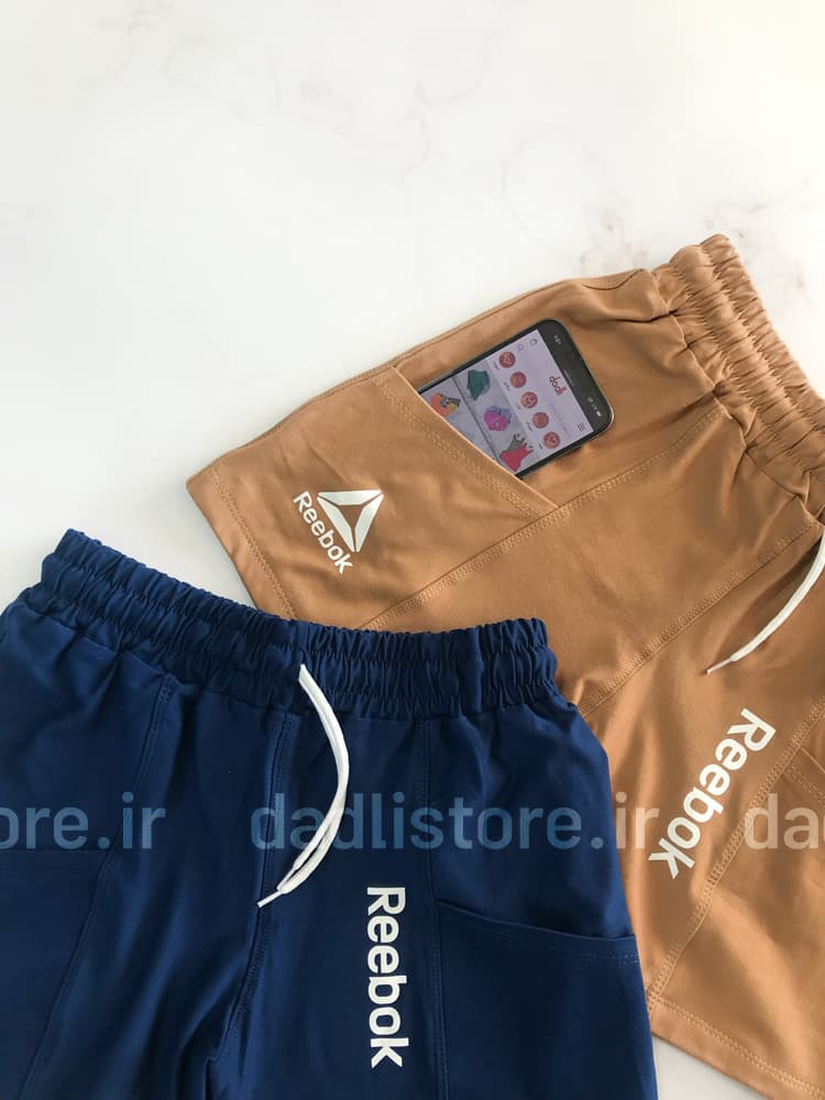 شورتک ورزشی زنانه ویسکوز جیبدار ریبوک Rebook — تصویر ۴