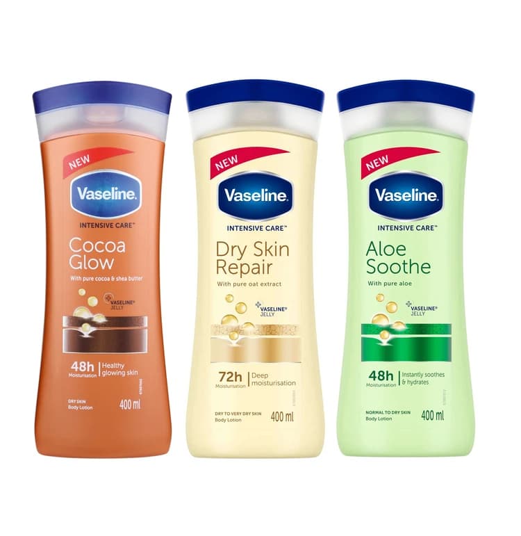 لوسیون بدن اورجینال وازلین Vaseline در رایحه های پرطرفدار
