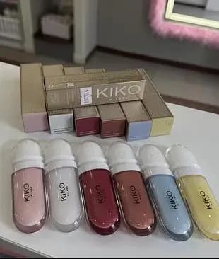 لیپ گلاس پاستیلی رنگی حجم دهنده کیکو KIKO — تصویر ۲