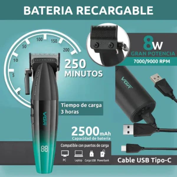 ماشین اصلاح V-003 ویجیآر مدل V-003 حرفهای — تصویر ۳