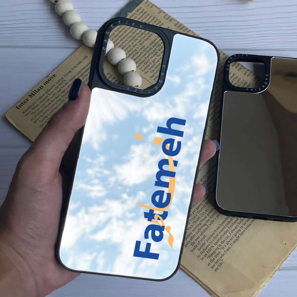 قاب آینه ای چاپی سفارشی (کد 0445) مدل name – اسم دلخواه مناسب برای گوشی موبایل شیائومی ردمی Xiaomi Redmi Note 8 / Note 8 Pro / Note 9S / Note 9 Pro / Note 10 Pro / Note 10 Pro Max / Note 11S / Note 11 — تصویر ۴