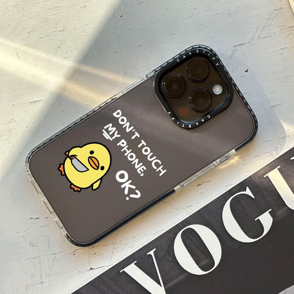 قاب شفاف چاپی سفارشی (کد 0337) مدل جوجه – dont touch my phone مناسب برای گوشی موبایل شیائومی ردمی Xiaomi Redmi Note 8 / Note 8 Pro / Note 9 / Note 9S / Note 9 Pro / Note 10 Pro / Note 10 Pro Max / Not — تصویر ۶