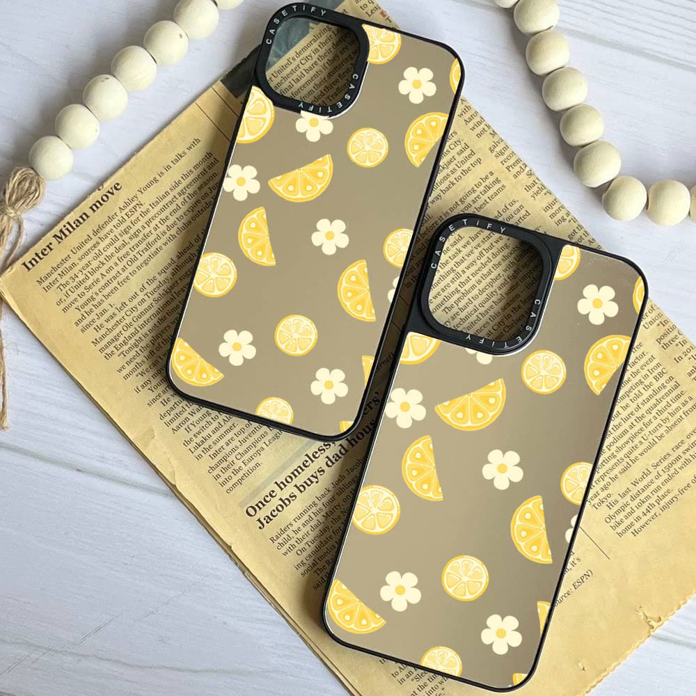 قاب آینه ای چاپی سفارشی (کد 0438) مدل لیمویی – Lemon pattern مناسب برای گوشی موبایل شیائومی ردمی Xiaomi Redmi Note 8 / Note 8 Pro / Note 9S / Note 9 Pro / Note 10 Pro / Note 10 Pro Max / Note 11S / No — تصویر ۴
