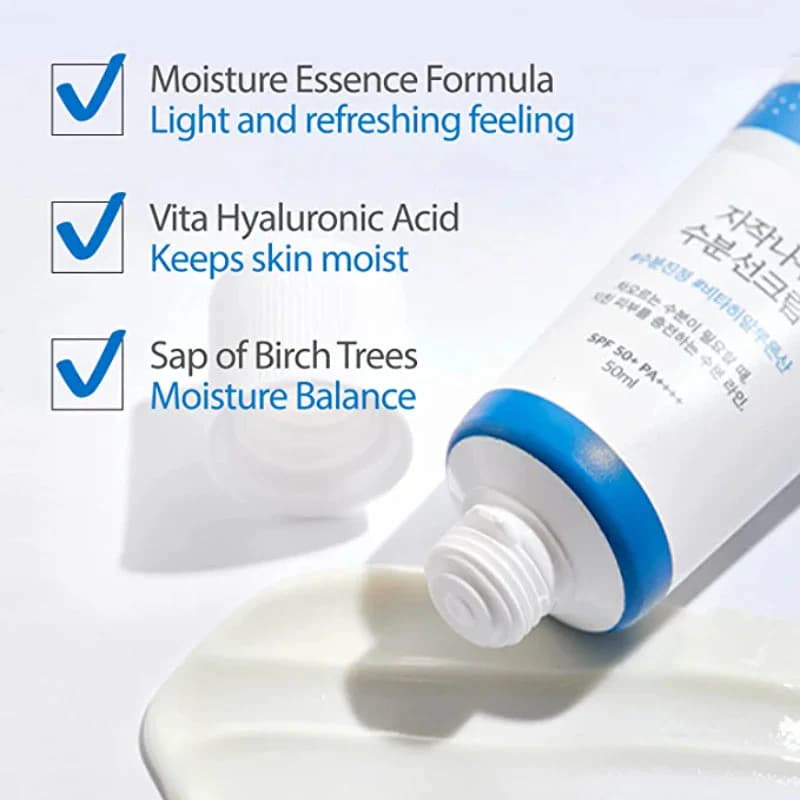 ضدآفتاب مرطوب کننده راندلب Round Lab Birch Moisturizing SPF50 — تصویر ۵