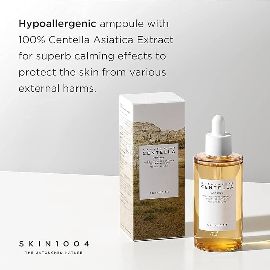 آمپول آبرسان و ترمیم کننده سنتلا ماداگاسکار اسکین SKIN1004 — تصویر ۳
