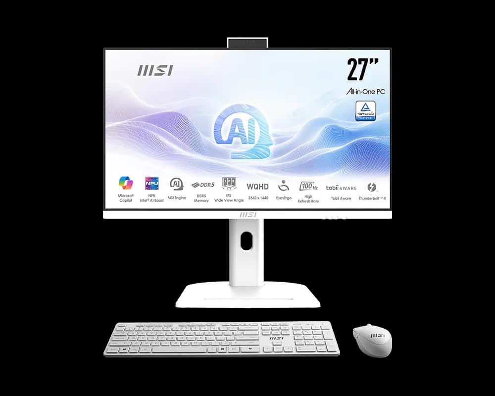 کامپیوتر همه کاره 27 اینچ ام اس آی مدل Modern AM273QP AI 1UM-Ultra 5 125H-16GB DDR5-1TB SSD-IPS — تصویر ۵