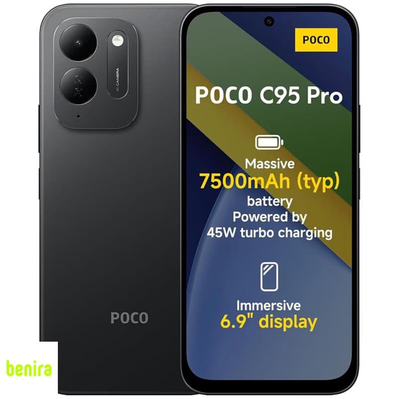 گوشی موبایل شیائومی مدل Poco C95 Pro دو سیم کارت ظرفیت 256 گیگابایت و رم 8 گیگابایت — تصویر ۷