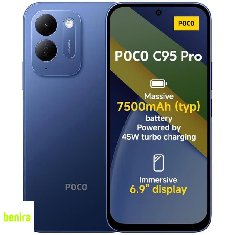 گوشی موبایل شیائومی مدل Poco C95 Pro دو سیم کارت ظرفیت 256 گیگابایت و رم 8 گیگابایت — تصویر ۶