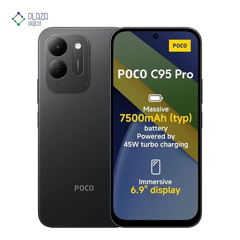 گوشی موبایل شیائومی مدل Poco C95 Pro دو سیم کارت ظرفیت 256 گیگابایت و رم 8 گیگابایت — تصویر ۱۲