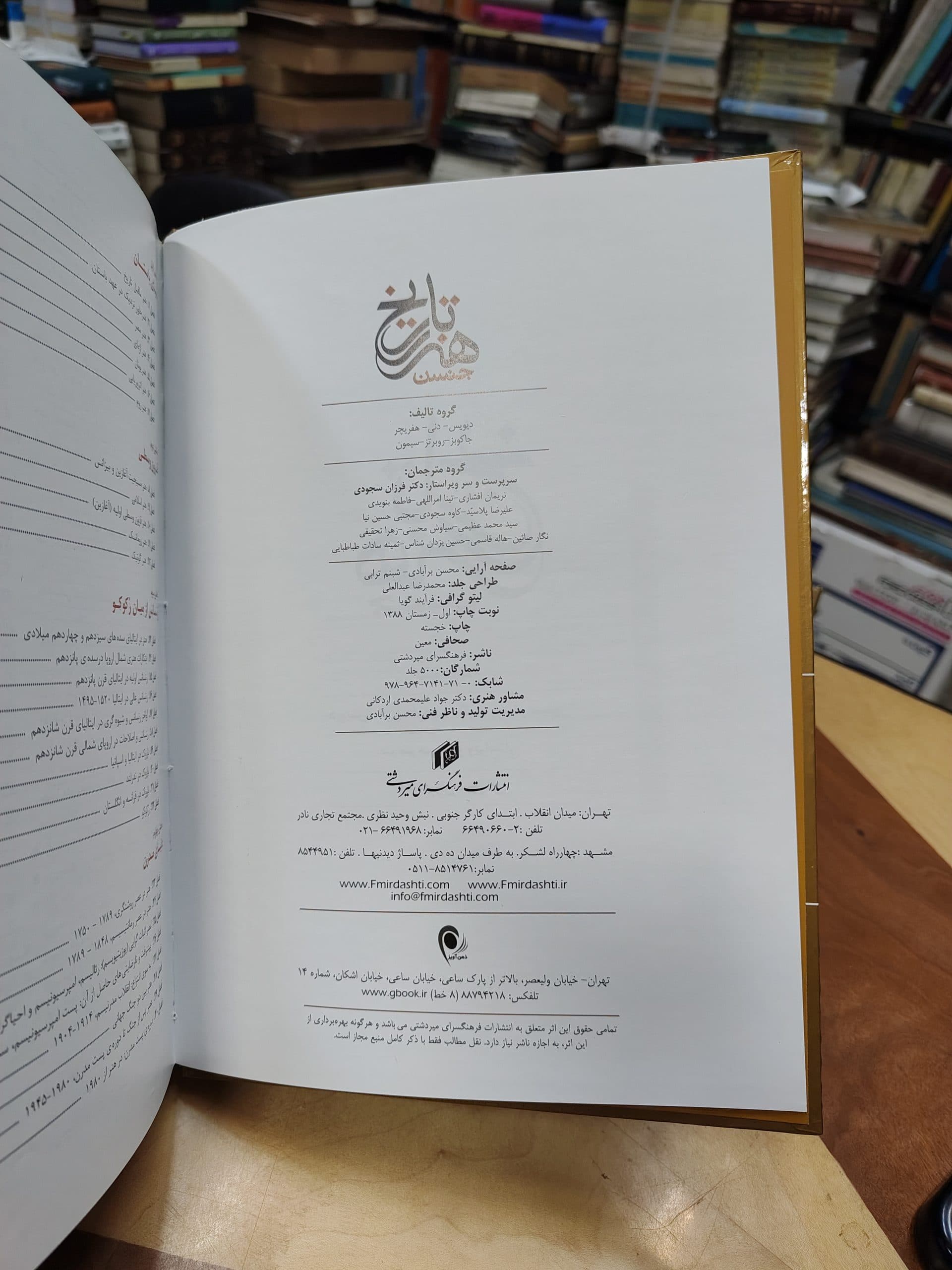 تاریخ هنر جنسن (رحلی قابدار با کارتن) — تصویر ۳