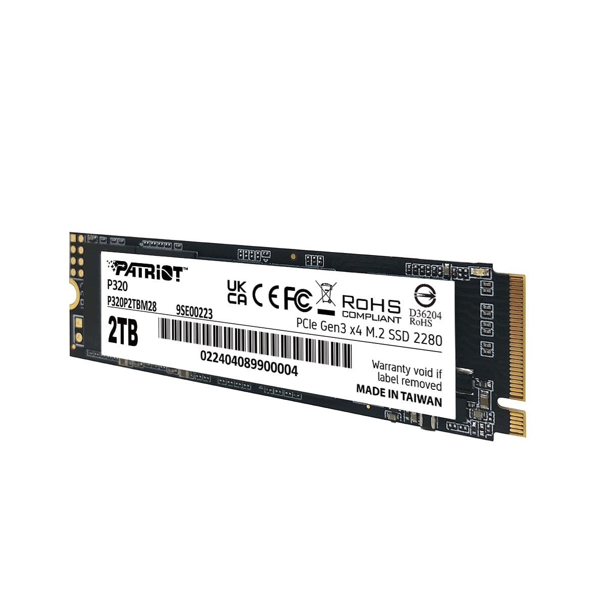 اس اس دی اینترنال پتریوت NVME 2TB P320 M2 GEN3X4 — تصویر ۴