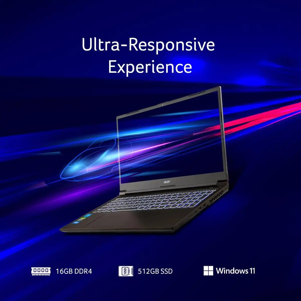 لپ تاپ ایسر مدل Acer Aspire 7 Core 5 210H 16D4 512SSD 4050 6GB — تصویر ۴