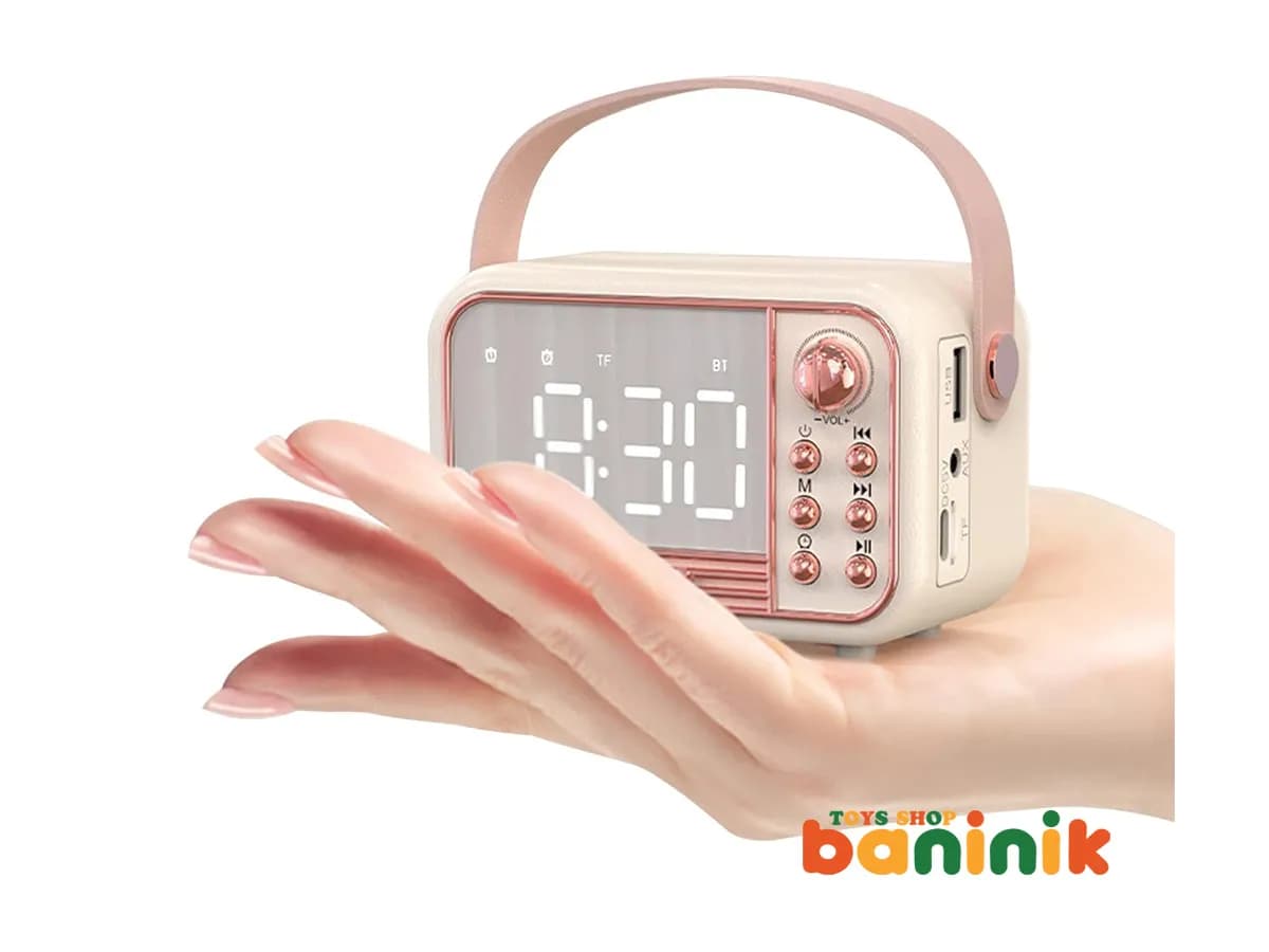 اسپیکر بلوتوثی طرح کلاسیک رادیو کرمی — تصویر ۳