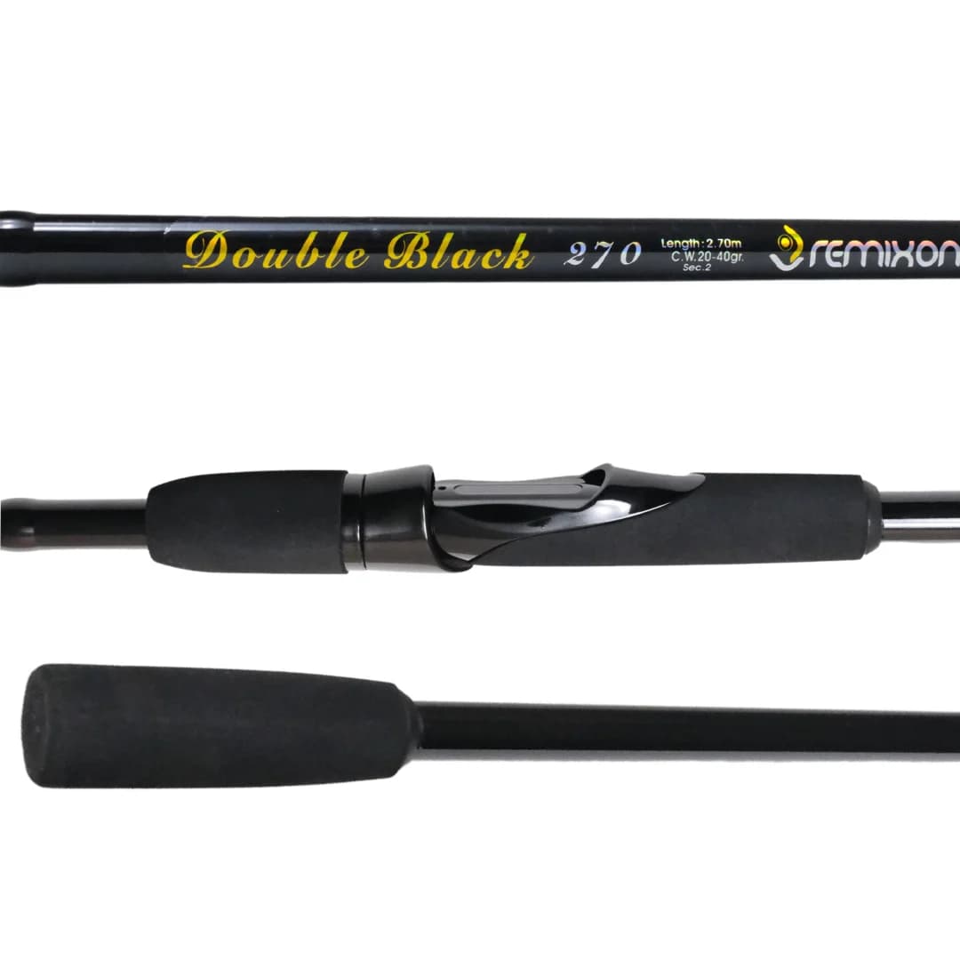 چوب ماهیگیری رمیکسون دابل بلک REMIXON DOUBLE BLACK 240cm 20-40g — تصویر ۲