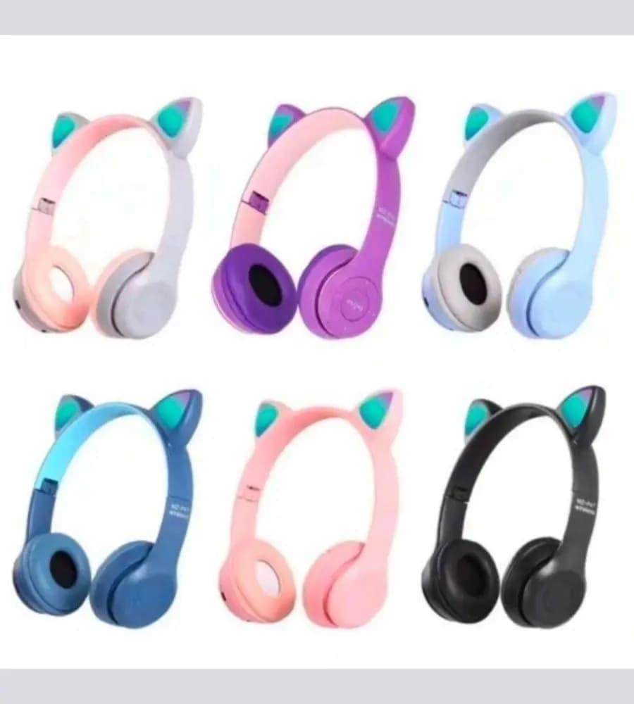 هدست بلوتوثی cat ear مدل MZ47 — تصویر ۳