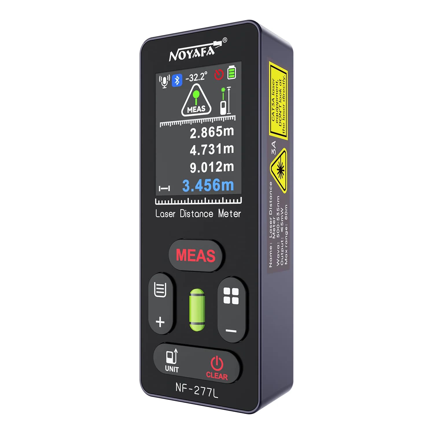 متر لیزری نویافا NOYAFA NF-277L | دقت ±1.5mm و لیزر سبز — تصویر ۷