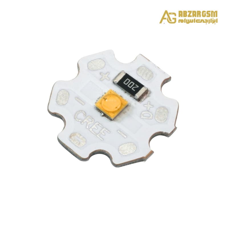 LED CREE سفید آفتابی 12V-5W به همراه هیت سینک