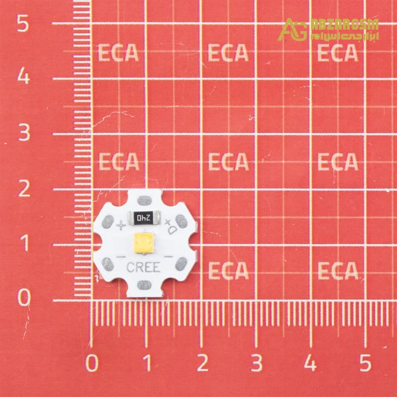 LED CREE سفید آفتابی 12V-5W به همراه هیت سینک — تصویر ۴