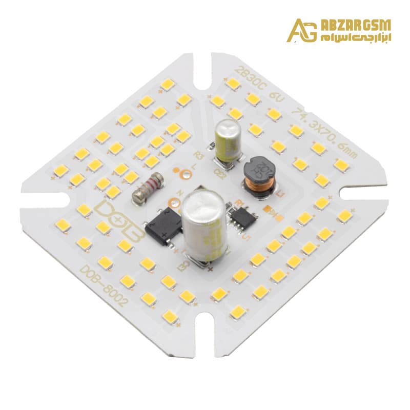 LED DOB سفید آفتابی 220VAC 60W سایز 70x75mm