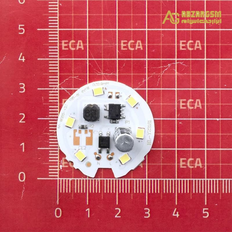 LED DOB سفید مهتابی 220VAC 6W دارای مدار محافظتی Anti Surge گرد قطر 32mm — تصویر ۴