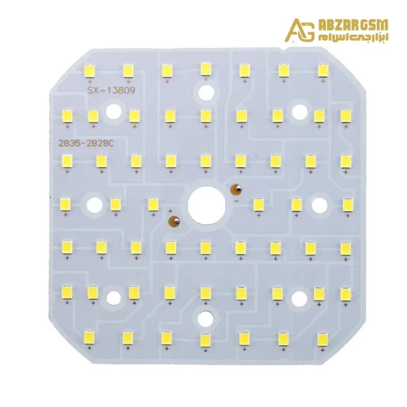 LED DOB سفید مهتابی 50W به همراه درایور سایز 84.5×84.5mm مدل SX-13809 — تصویر ۲