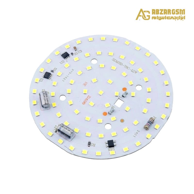 LED DOB سفید مهتابی 220VAC 12W دارای مدار محافظتی Anti Surge قطر 100mm