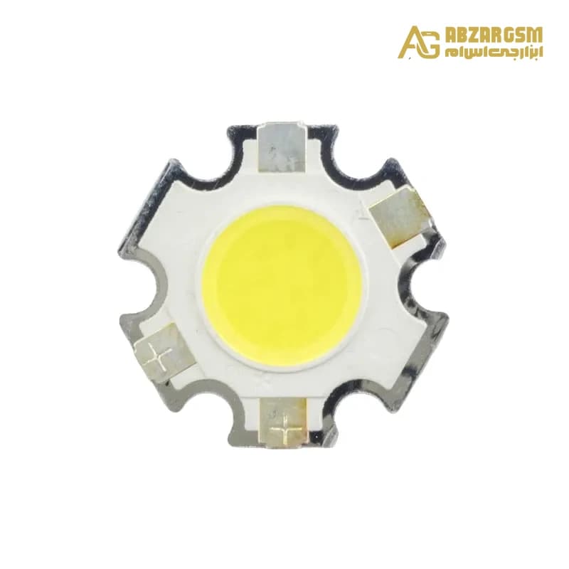 LED COB سفید مهتابی 5W سایز 20mm مدل 2B5C