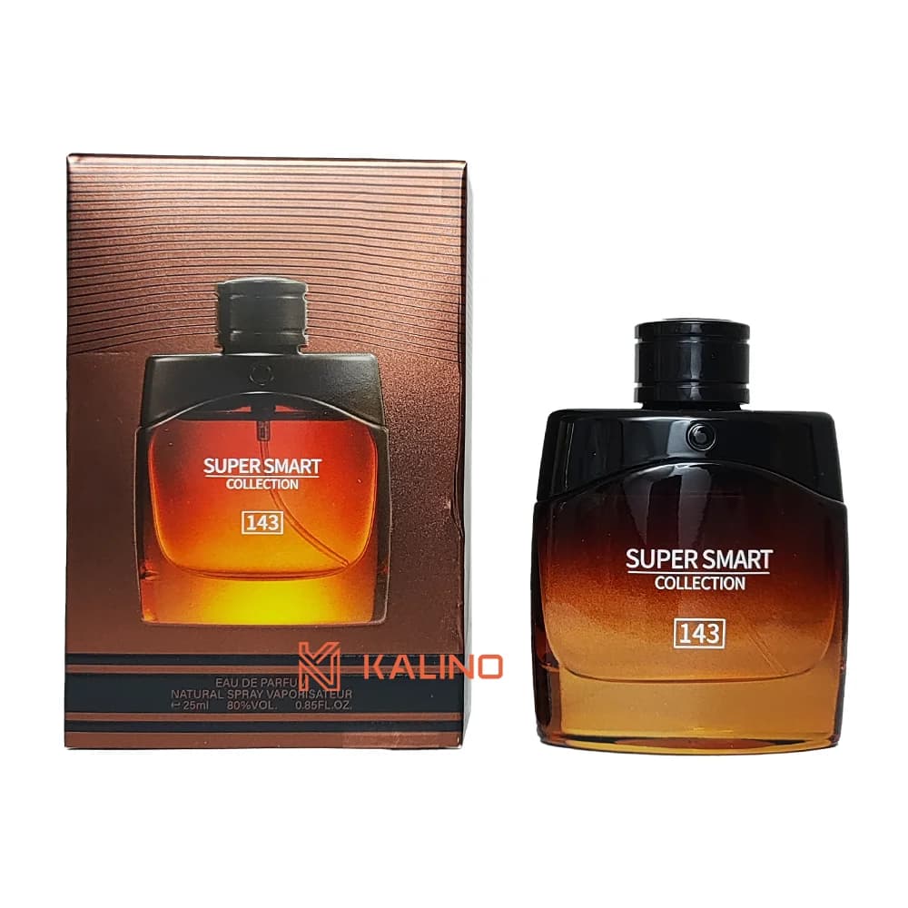 ادکلن مردانه مونت بلنک لجند نایت سوپر اسمارت کد 143 حجم 25 میل | Super Smart Mont Blanc Legend Night