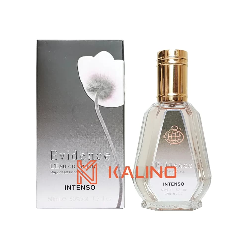 ادکلن زنانه اویدنس اینتنسو فرگرانس ورد حجم ۵۰ میل | Fragrance World Evidence Intenso