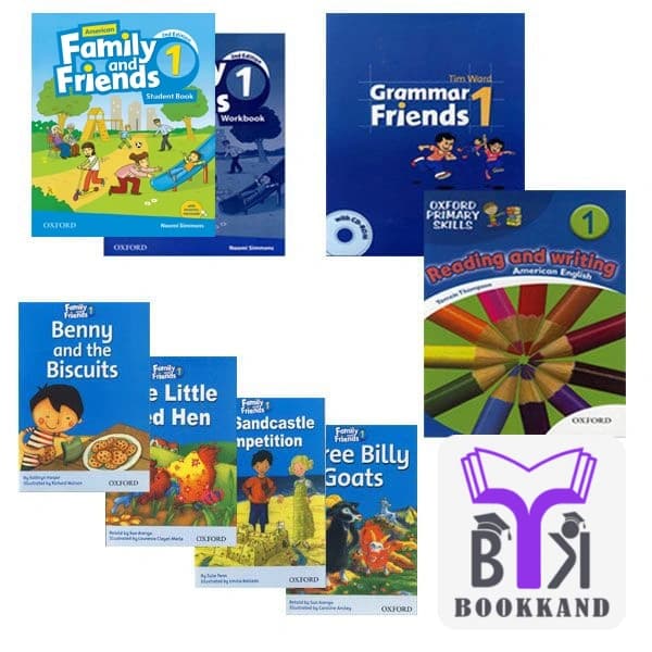 مجموعه کامل American Family and Friends 1 ویرایش دوم